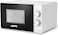 Geepas 20L Microwave Oven - 1100W Solo Microwave Oven with 5 Power Levels - Reheating, Defrost &amp; 30 Minute Timer Function - 2 Rotary Dials - Oven for Standard Size of Dinner Plate