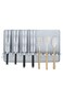 Knife Drawer Organizer, Kitchen Knife Organizer and Silverware Organizer, Drawer Knife Holder With 4 knives and 6 Silverware, Kitchen Utensil Organizer, Plastic, Grey, 1 Pcs