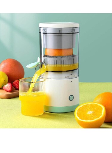Juicer, Electric Orange Squeezer with Powerful Motor and USB Charging Cable, Juicer Extractor, Lime Juicer, Suitable for Orange, Citrus, Apple, Grapefruit and Pear