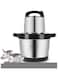 CMmin Safe 6L Meat Grinder, Food Processor Stainless Steel Chopper for Meat, Vegetables, Fruits and Nuts, Bowl 4 Sharp Blades, 1000W Kitchen Grinder (Color : 6l)