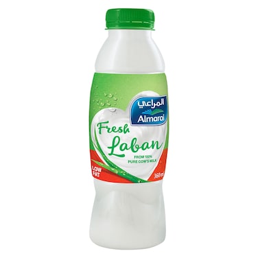 Almarai Low Fat Fresh Laban with Vitamins, 360ml