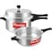 Prestige Popular Pressure Cooker with Lid 7.5L and Pressure Pan without Lid 3.5L