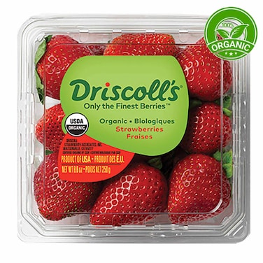 Organic Strawberries 250g