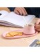 Ceramic Coffee Cup And Snack Saucer With Spoon Afternoon Tea
