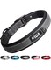 Fida Heavy Duty Dog Collar, Ultra Comfortable Soft Neoprene Padded, Adjustable Reflective Nylon Pet Collar with Durable Metal Belt Buckle for Medium Breeds (M, Black)