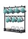 DAYONG Countertop Mug Holder Stand, Rack for 14 Mugs, 2 Tier Coffee Tea Cup Holder, No Hole Cup Holder for Counter Display Storage And Station Kitchen Organizer