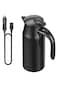 Portable car kettle for travel &ndash; fast heating, 12V power, ideal for tea, coffee, or instant meals.