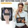 Case for iPad Air 13 inch Case 2024 (M2) Shockproof with Screen Protector/Pencil Holder/Hand Strap, [3-Layer] Heavy Duty Protective iPad Air13 6th Generation (A2898, A2899, A2900) - Black
