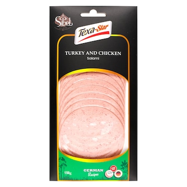 Sibel Texa-Star Turkey and Chicken Salami, 150g