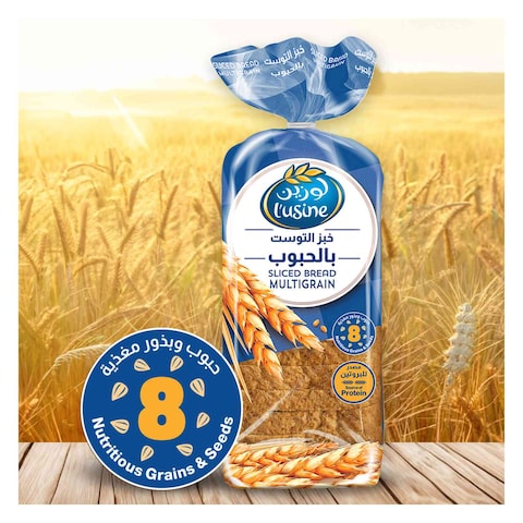 لوزين شرائح خبز متعدد الحبوب 600 غرام