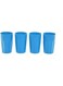 Home Unbreakable Cups, Tumblers 4pc (330ml) - Blue