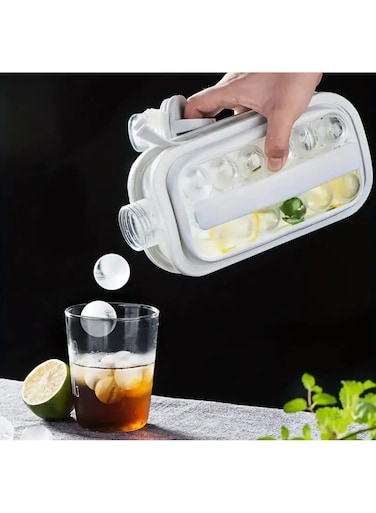 2-in-1 Ice Ball Maker&amp; Beverage Dispenser, Ice Cube Maker, Multifunctional Kitchen Gadget
