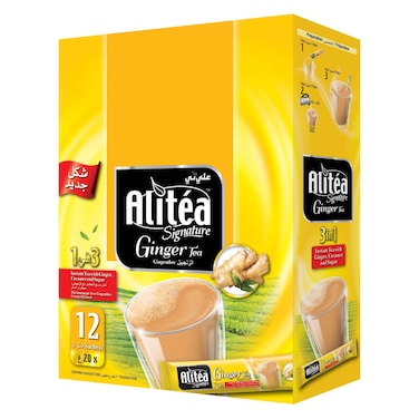 Alitea Ginger Tea Sachet 12 Sachets, 20g