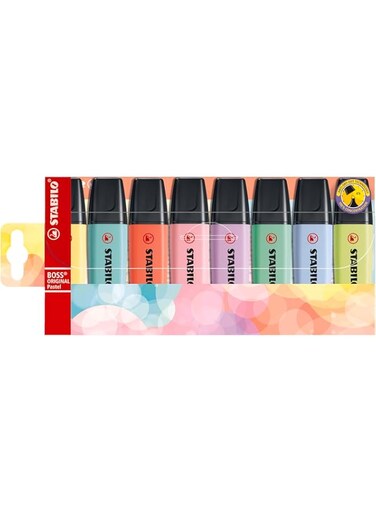 Stabilo BOSS ORIG PASTEL 8PC WALLET