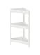 IKEA Vesken Corner Shelf Unit White 13x13x28 704.710.92