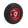 AL ARQAM 1 Pcs 10" Heavy-Duty Replacement Tire and Wheel  4.10/3.50-4 Heavy Duty Replacement Inner Tube (Red)
