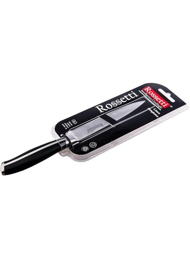 ROSSETTI INTELLIGENZA CASALINGHI Professional Stainless Steel Utility Knife   13cm   5 Inches   Sharp Edged Kitchen Knives Designed in Italy   Dishwasher Safe