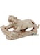 Pinkdesh Beige Leopard Figurine Home Living Room Desk D&eacute;cor Wildlife Leopard Statue for Office Showpiece Gift