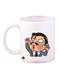 Anime Printed Coffee Mug White/Grey/Beige