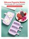 Silicone Popsicle Molds, Cat Paw Shape with Lid, DIY Ice Cream Molds for Home