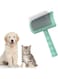 X spring Brush for Dogs Hair, Soft Long Dog Brush for Long Haired Dogs with Grooming Wire Slicker Brush Super Denser, Large Brush for Dogs, for Cats Dogs Deshedding for Goldendoodles Undercoat (Green)