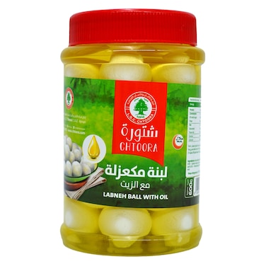 شركة الألبان اللبنانية  شتورا  لبنة مكورة بالزيت 600 غرام