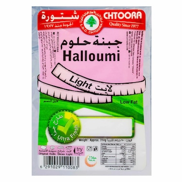 شتورة جبنة الحلومي طازجة لايت، 250 غرام
