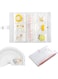 KASTWAVE Jewelry Organizer Book with 160 Slots &amp; 30 Bags - Clear Travel Case for Rings, Necklaces, Bracelets &amp; Earrings - Anti-Oxidation Storage Solution