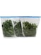 Trillium Slider Freezer Storage(15+1) Bags With Expandable Bottom Zip-lock Pouch Vegetable Bag(Medium size), Zip Lock Plastic Bags for Fridge Food Covers, Reusable Zip Lock Bag - BPA Free