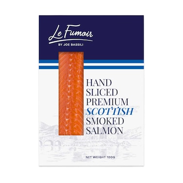 Le Fumoir Hand Sliced Premium Scottish Smoked Salmon, 100g