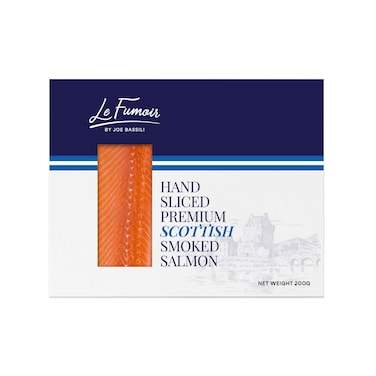 Le Fumoir Hand Sliced Premium Scottish Smoked Salmon, 200g