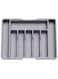 Adjustable Cutlery Storage Holder Expandable Tableware &amp; Silverware Organizer BPA-Free Drawer Tray for Utensils Space-Saving with Dividers for Spoons Forks Knives