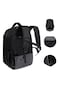 Rolling Laptop Backpack with Telescopic Handle, Waterproof Business Travel Bag,