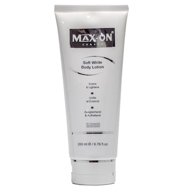 Max-On Soft White Body Lotion 6.76 fl oz, 200ml