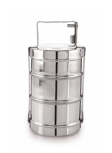 Stainless Steel Carrier Tiffin Box Lunch Box 3-Tier