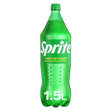 Sprite Lemon Lime Flavoured Carbonated Soft Drink PET Bottle, 1.5L