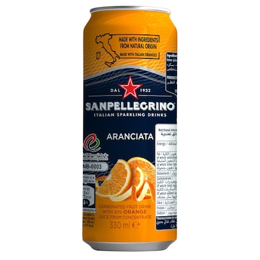 Sanpellegrino Aranciata Orange Juice 330ml