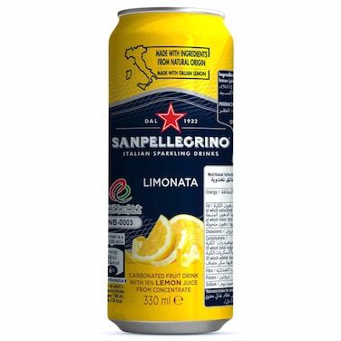 San Pellegrino Limonata Sparkling Lemon Drink, 330ml