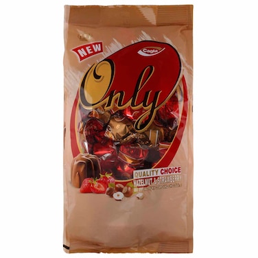 Cagla Only Hazelnut and Strawberry Compound Chocolate Assortment, 500g