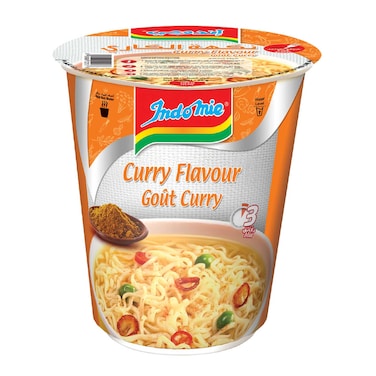 إندومي غوت نودلز سريعة التحضير بنكهة الكاري مع مسحوق التوابل والصلصة، 60 غرام