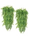 AMERTEER Artificial Hanging Plants   2 Pack fake Hanging plants   3ft Fake Ivy Leaf Vine   Fake Potted Greenery Plants Decor For Wall House Room Patio Indoor Outdoor Home Shelf Office
