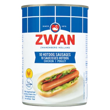 Zwan Hot Dog Pure Chicken, 200g
