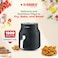 STARGOLD Air Fryer 4.5 Liter Oil Free 1500W Rapid Air Technology Hot Air Circulation Temperature Control Timer Function Air Fryer