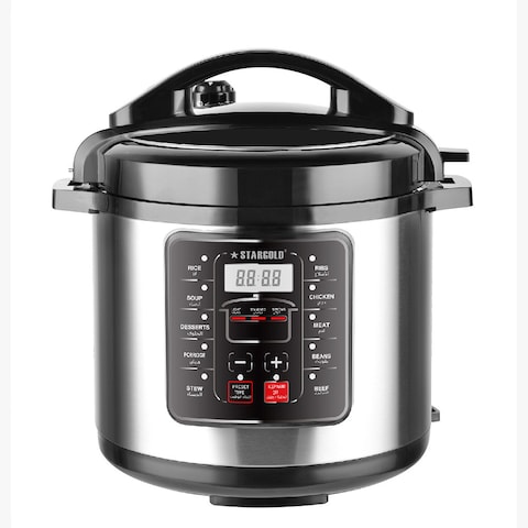 STARGOLD Smart Pressure Cooker Touch Program Instant Cooking Pot 6 L Capacity 1000 W 10 in 1