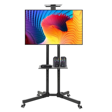TV Floor Stand Mobile TV Bracket for 32-75Inch