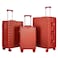 VIPTOUR PC Hard Side Zipperless Luggage Set of 3 PCS TSA Lockable Travel Suitcases 20/25/29
