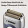 STARGOLD Professional Electric Shaver, Advanced Hair Clipper System, Titanium Hypoallergenic Foils, High-Capacity Lithium Battery, 3 Second Travel Lock, Type-C Charging, SG-923