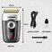 STARGOLD Professional Electric Shaver, Advanced Hair Clipper System, Titanium Hypoallergenic Foils, High-Capacity Lithium Battery, 3 Second Travel Lock, Type-C Charging, SG-923