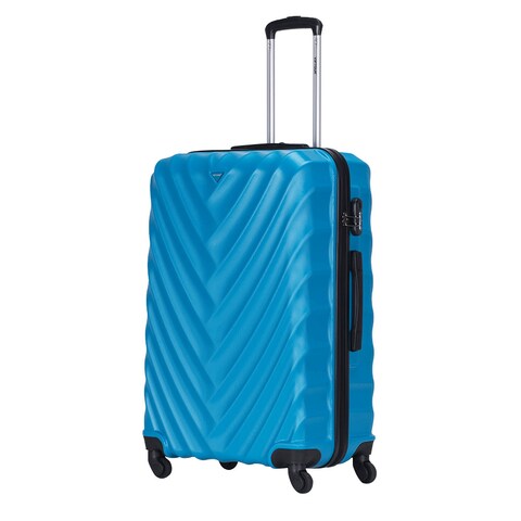 VIPTOUR ABS Hardside 3Pcs Trolley Luggage Set Spinner Wheels With Number Lock 20/24/28 Inches