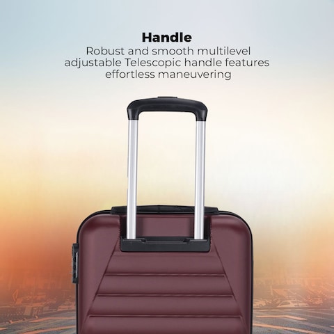 VIPTOUR ABS Hardside 3Pcs Trolley Luggage Set Spinner Wheels With Number Lock 20/24/28 Inches, VT-A392